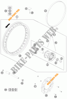 FRONT WHEEL for KTM 65 SX 2015