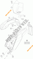 PLASTICS for KTM 65 SX 2015