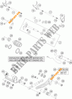 GEAR SHIFTING MECHANISM for KTM 1290 SUPER DUKE R ORANGE ABS 2015