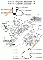 CRANKCASE for KTM 60 SX 1998