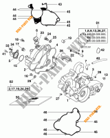 CRANKCASE for KTM 60 SX 1998