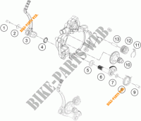 KICK STARTER for KTM 50 SX MINI 2012