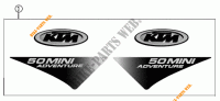 STICKERS for KTM 50 SX MINI ADVENTURE 2002