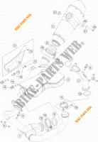EXHAUST for KTM 1290 SUPER DUKE R ORANGE ABS 2015
