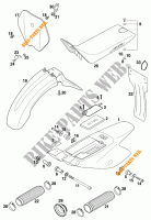 PLASTICS for KTM 50 SX PRO SENIOR 1998