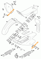 PLASTICS for KTM 50 SX PRO JUNIOR 1999