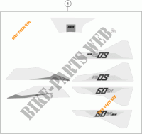 STICKERS for KTM 50 SX 2016