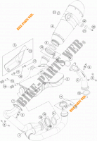 EXHAUST for KTM 1290 SUPER DUKE R ORANGE ABS 2015