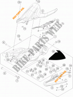 SWINGARM for KTM 1290 SUPER DUKE R ORANGE ABS 2015