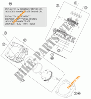 CYLINDER for KTM 1290 SUPER DUKE R ORANGE ABS 2014