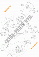 EXHAUST for KTM 1290 SUPER DUKE R ORANGE ABS 2014