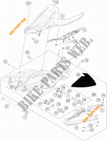 SWINGARM for KTM 1290 SUPER DUKE R ORANGE ABS 2014