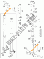 FRONT FORK / TRIPLE CLAMP for KTM 990 SUPER DUKE R 2007