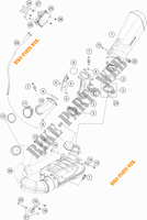 EXHAUST for KTM 1290 SUPER DUKE R ORANGE 2020