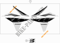 STICKERS for KTM 1090 ADVENTURE S 2019
