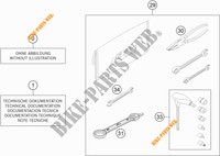 TOOL KIT / MANUALS / OPTIONS for KTM 300 EXC TPI 2020