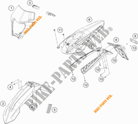 PLASTICS for KTM 450 EXC-F 2020