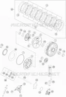 CLUTCH for KTM 350 EXC-F SIX DAYS 2019 # KTM - Genuine Spare Parts 