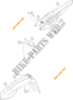 PLASTICS for KTM 450 SX-F HERLINGS REPLICA 2019
