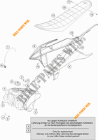 TANK / SEAT for KTM 450 SX-F CAIROLI EDITION 2020