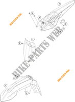 PLASTICS for KTM 350 SX-F 2019