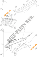 TANK / SEAT for KTM 350 SX-F 2019