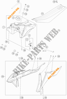 TANK / SEAT for KTM 50 SX 2020