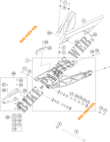 SWINGARM for KTM 390 DUKE WHITE 2021