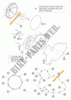 CLUTCH COVER for KTM 990 SUPERDUKE TITANIUM 2006