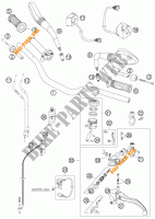 HANDLEBAR / CONTROLS for KTM 990 SUPERDUKE TITANIUM 2006