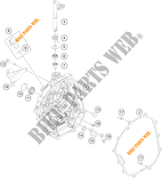 CLUTCH COVER for KTM 200 DUKE ORANGE NON ABS - IKD 2020