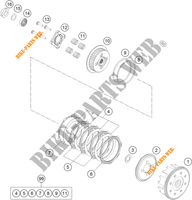 CLUTCH for KTM 200 DUKE ORANGE NON ABS - IKD 2020