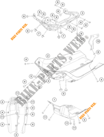 COVER for KTM 250 ADVENTURE ORANGE - B.D. 2021