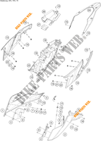 SIDE PANELS for KTM 390 ADVENTURE ORANGE 2021