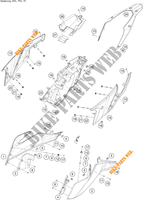 SIDE PANELS for KTM 390 ADVENTURE WHITE - B.D. 2021