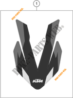 STICKERS for KTM 890 ADVENTURE R RALLY 2021