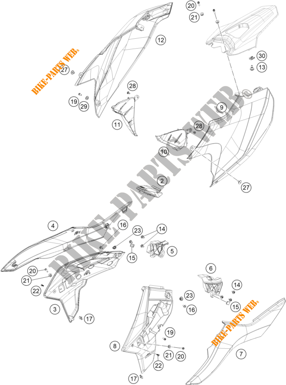 COVER for KTM 690 SMC R 2021