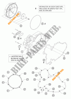 CLUTCH COVER for KTM 990 SUPER DUKE BLACK 2005