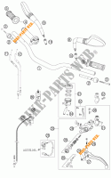 HANDLEBAR / CONTROLS for KTM 990 SUPER DUKE BLACK 2005