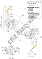 CRANKCASE for KTM 350 EXC-F SIX DAYS CKD 2021