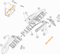 PLASTICS for KTM 350 EXC-F SIX DAYS CKD 2021