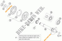 BALANCER SHAFT for KTM 990 SUPER DUKE ORANGE 2005