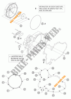 CLUTCH COVER for KTM 990 SUPER DUKE ORANGE 2005