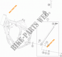 SIDE / MAIN STAND for KTM 250 XC-F 2022