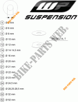WP SHIMS FOR SETTING for KTM 350 XCF-W 2022