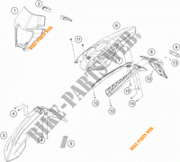 PLASTICS for KTM 250 EXC-F SIX DAYS 2022