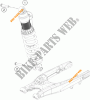 SHOCK ABSORBER for KTM 250 EXC-F SIX DAYS 2022