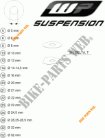 WP SHIMS FOR SETTING for KTM 500 EXC-F SIX DAYS 2022