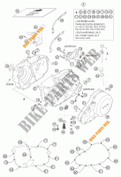CRANKCASE for KTM 640 DUKE II ORANGE 2002
