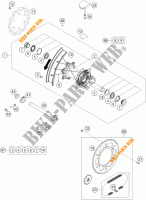 REAR WHEEL for KTM 450 SX-F 2022